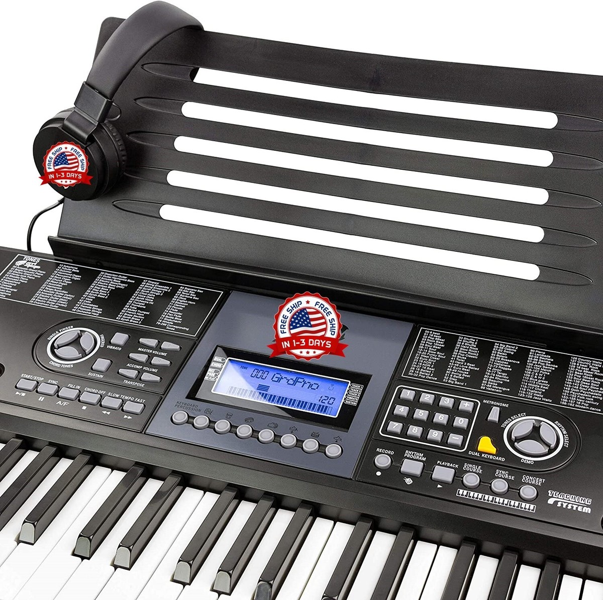 Teclado Piano Electrónico Infantil 61 Teclas Con Micrófono Teclado Piano Electrónico Infantil 61 Teclas Con Micrófono