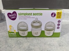 Parent's Choice Simplyst Bottle, 0 Months , 3 Pack, 5 fl oz Each Slow Flow NIB