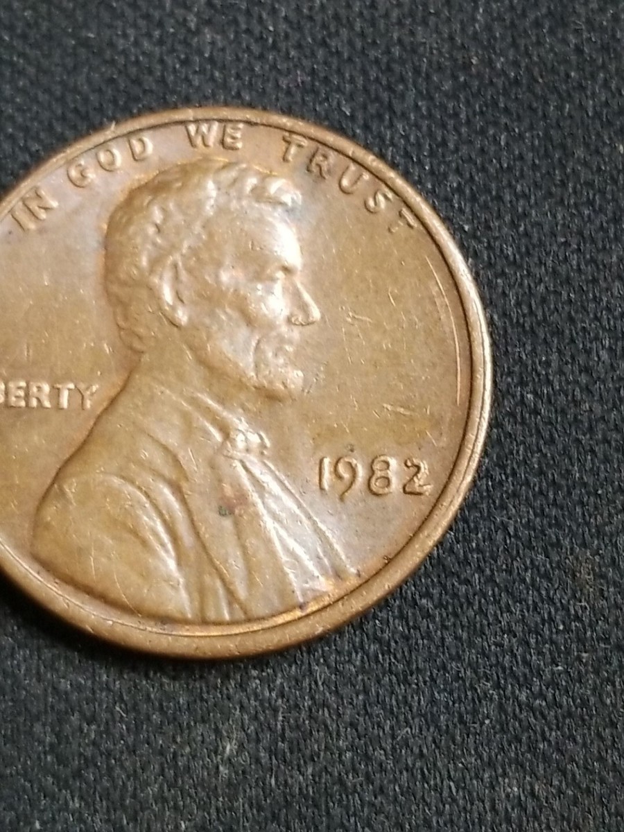 1982 Philadelphia Penny Double Rim Error Rare Collectable 1 Cent