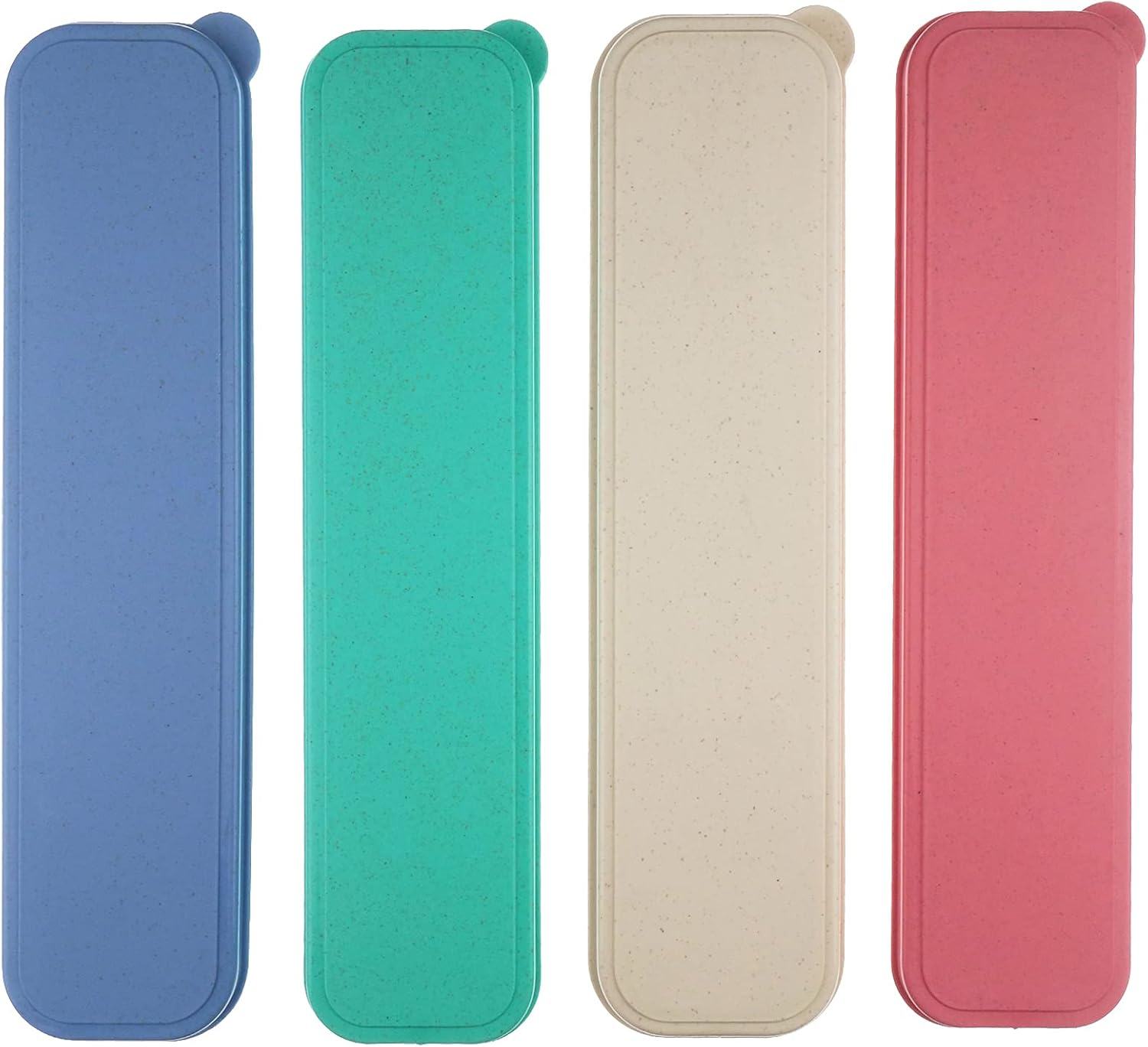 4 Pack Portable Travel Tableware Storage Box Case for Cutlery Kit (4 Colors)