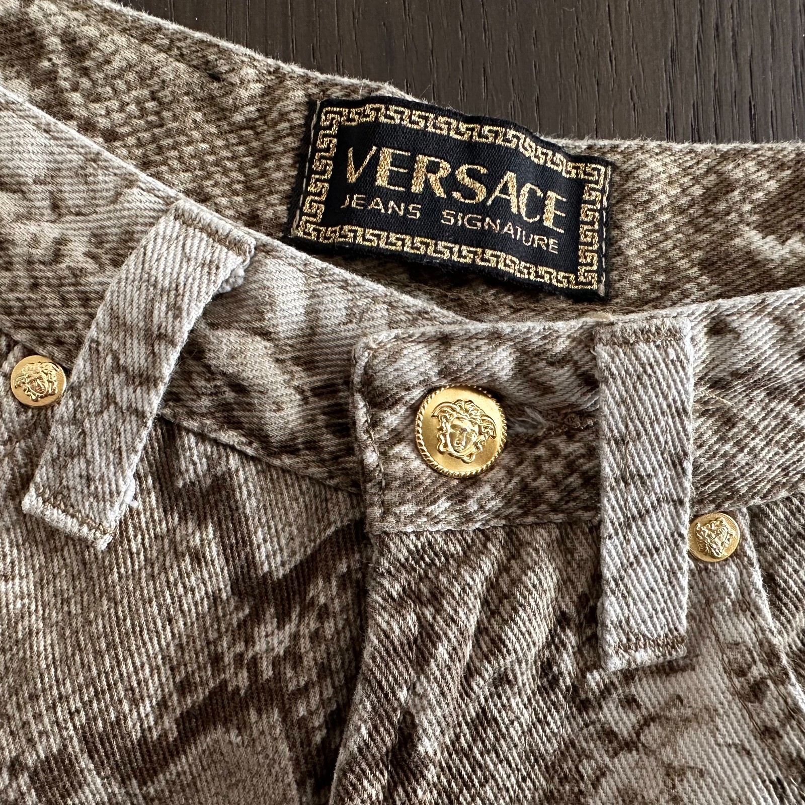 VERSACE JEANS SIGNATURE jeans Snake skin print size 29 from S/S 1995 image 3