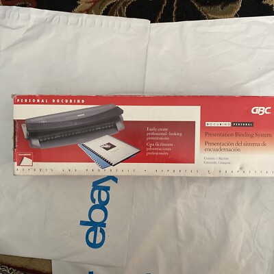 GBC Docubind Personal Presentation Binding System Machine Book Binder  #7704100