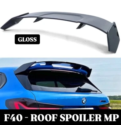 STM BMW 1 SERIES F40 M PERFORMANCE GLOSS BLACK REAR ROOF SPOILER WING 2019-2023