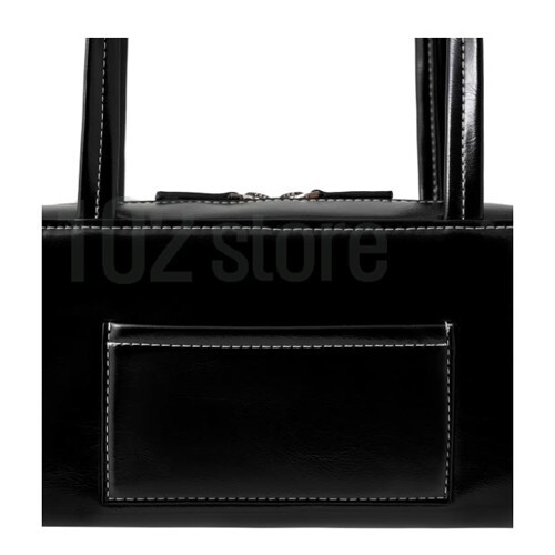 STAND OIL Post bag Stitch Black Women's Shoulder Bag - Fedex