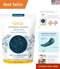 Ultra-Pliable Azulene Wax Beads with Chamomile - Stripless Hair Removal, 32 oz