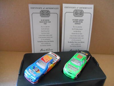Matchbox Nascar 1/64 – Ford Thunderbird & Chevrolet Monte Carlo – Jeff Burton & Bobby Labonte – Édition Limitée