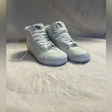 VANS Canvas Sk8-Hi True White Shoe W 6.5 M 5 Good Condtion