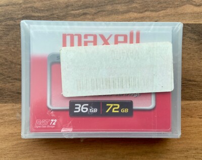 0 DAT 4mm Data Maxell 36⁄72GB Cartridge maxell MAXELL DAT72