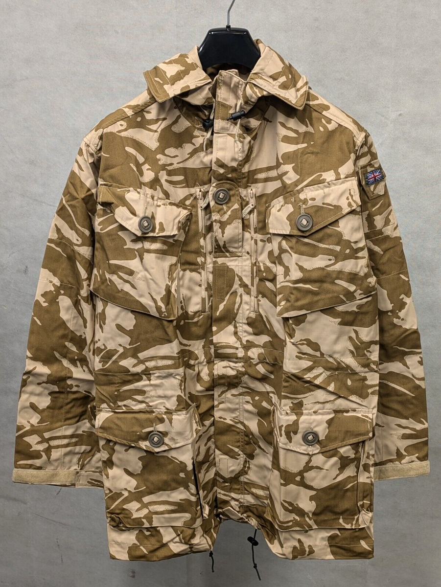 British Army - Military Desert DPM Camo Combat Windproof Smock
