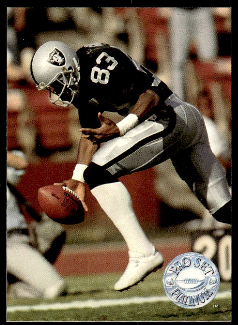 1991 Pro Set Platinum Football Card Willie Gault Los Angeles Raiders #52