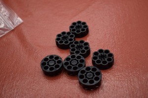 7 pc lot Gamo 8 Rd Pellet Magazines Fits PR-776 CO2 Revolver used