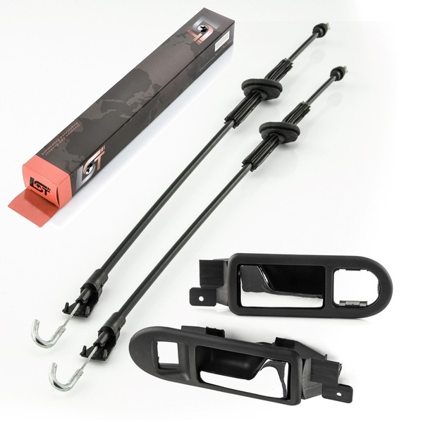 2X B-Ware TüRgriff Zuziehgriff Innen Vorne Seilzug Bowdenzug FüR VW Passat 3B B5-image
