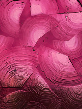 Kokomo Purple Magenta Cranberry Rondalite Stained Glass Sheet 9x7