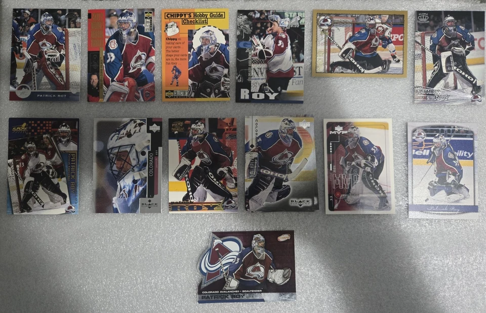 Lote de 35 cartas Patrick Roy - Canadiens/Avalanche Foto 2 de 3