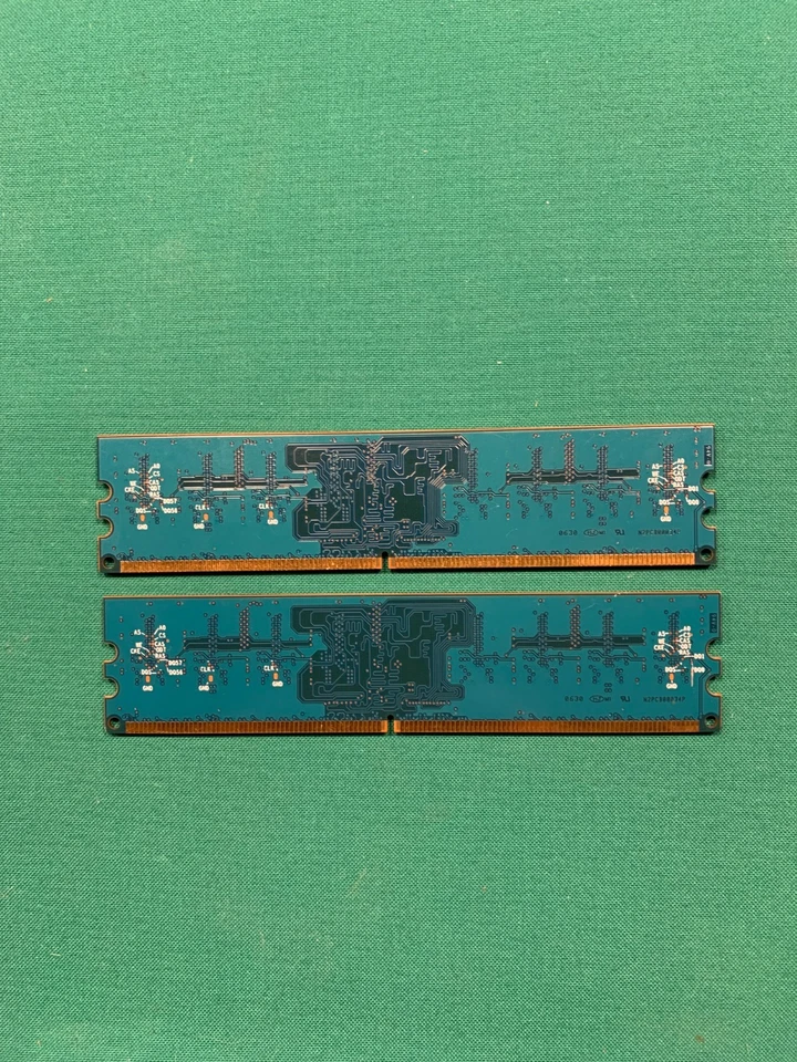 2 x 512Mb Elixir Desktop System Memory M2Y51264TU88BOB-25C - PC2 6400U - Image 2 of 2