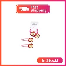 Apple Bow Clips Baby Girls Fruit Hair Pin Apple Hair Clips Baby Fruits Ribbon Bo