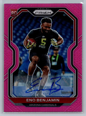 2020 Panini Prizm #324 Eno Benjamin Rookie Autographs Prizm Pink