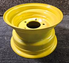 (qty 1) John Deere Oem Lva20123 Yellow Steel Compact Tractor Wheel Rim 6x10