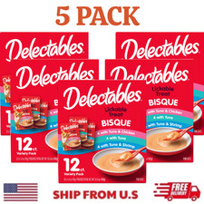 Hartz Delectables Lickable Bisque Cat Treats   Smooth Wet Snacks, 60  1.4  oz