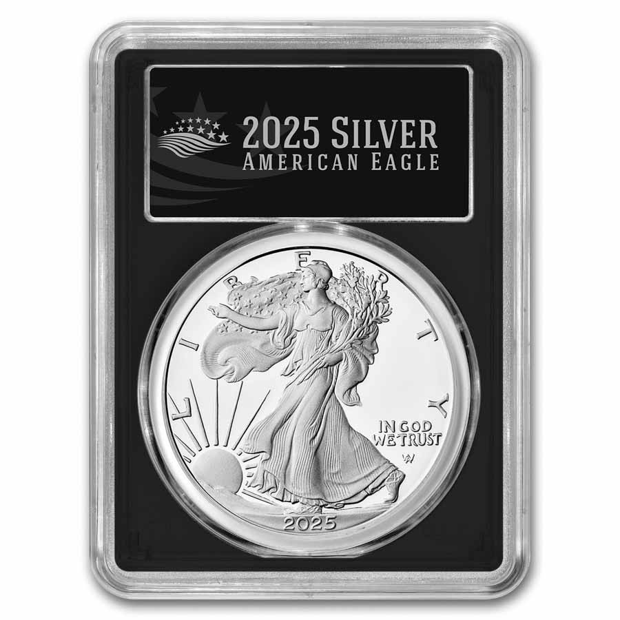 2025-S 1 oz Proof Silver American Eagle PR-70 PCGS (FDI, Black) | eBay