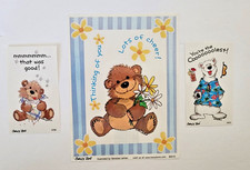 Vintage Suzy's Zoo Lots of Cheer You're Cool Bears Scrapbook Stickers - 3 Sheets