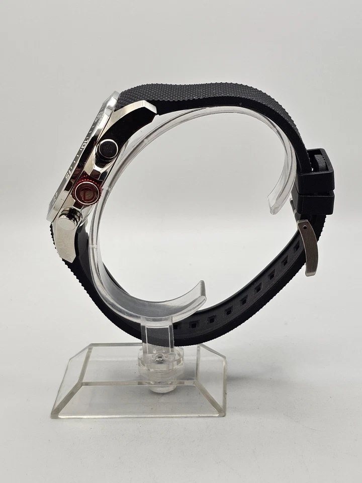 Reloj cronógrafo deportivo de cuarzo Redline By SWI para hombre RL-60024 detalles rojos como nuevo🔥👀 Foto 3 de 4