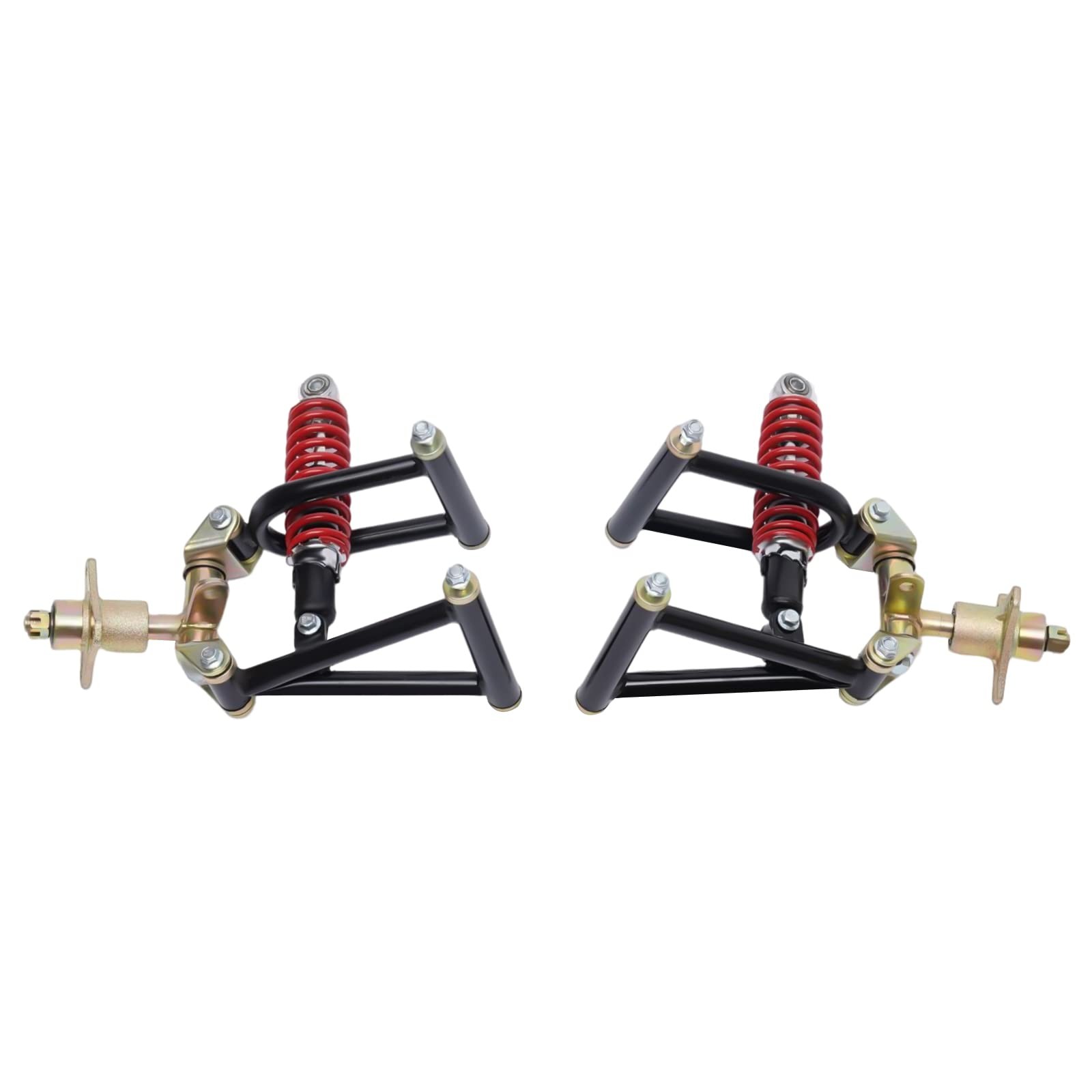 Iron Front Suspension Arm Kit Swingarms Shocks Steering Knuckle