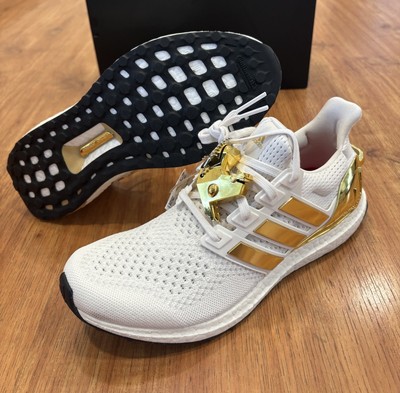 Adidas UB X Fortnite Victory Crow Ultraboost White Gold Mens No Box  JQ0717