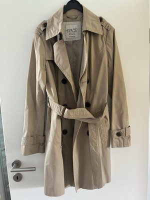 Trenchcoat Esprit Beige 42 Mantel Mit Gürtel