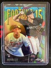 2025 Topps Chrome Brooks Lee RC F15-14 | Logofractor Fortune 15 | Twins