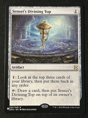#ad #ad MTG Sensei#x27;s Divining Top The List 232 $35.00