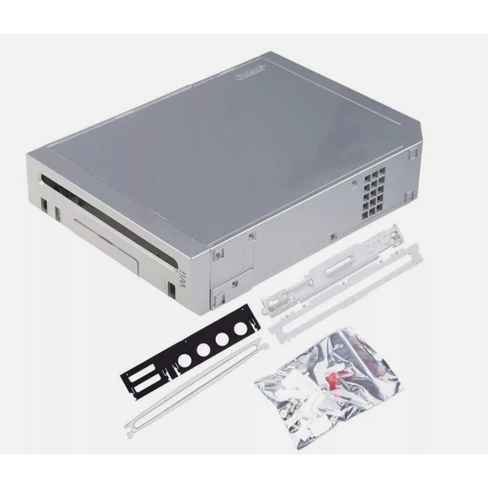 Nintendo Wii Replacement Shell Housing Silver - Image 1 of 1