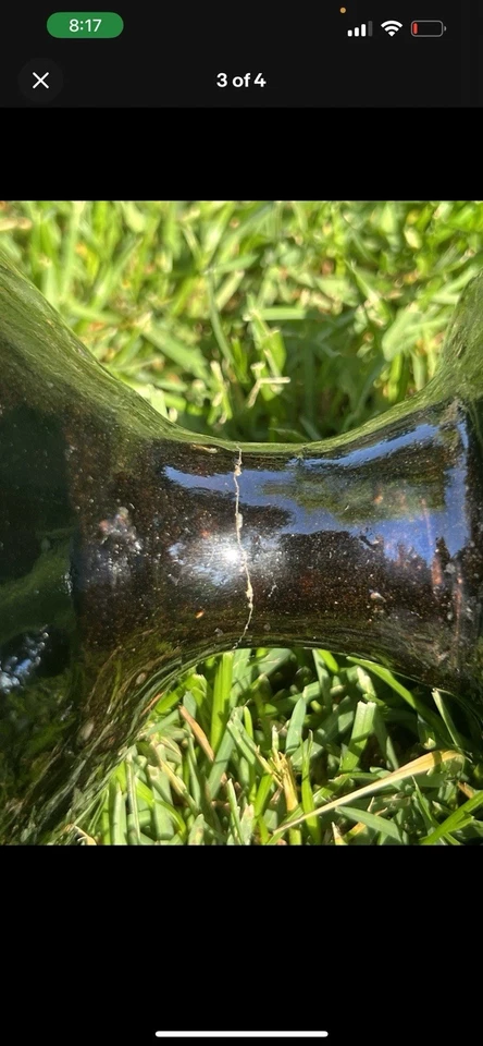 Jarrón antiguo chino de cerámica marrón esmaltado dinastía Song Foto 4 de 4