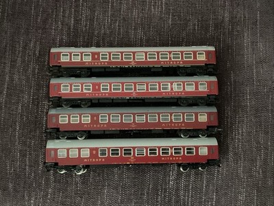 Zeuke TT 545/81 Personenwagen Speisewagen MITROPA 4er Set