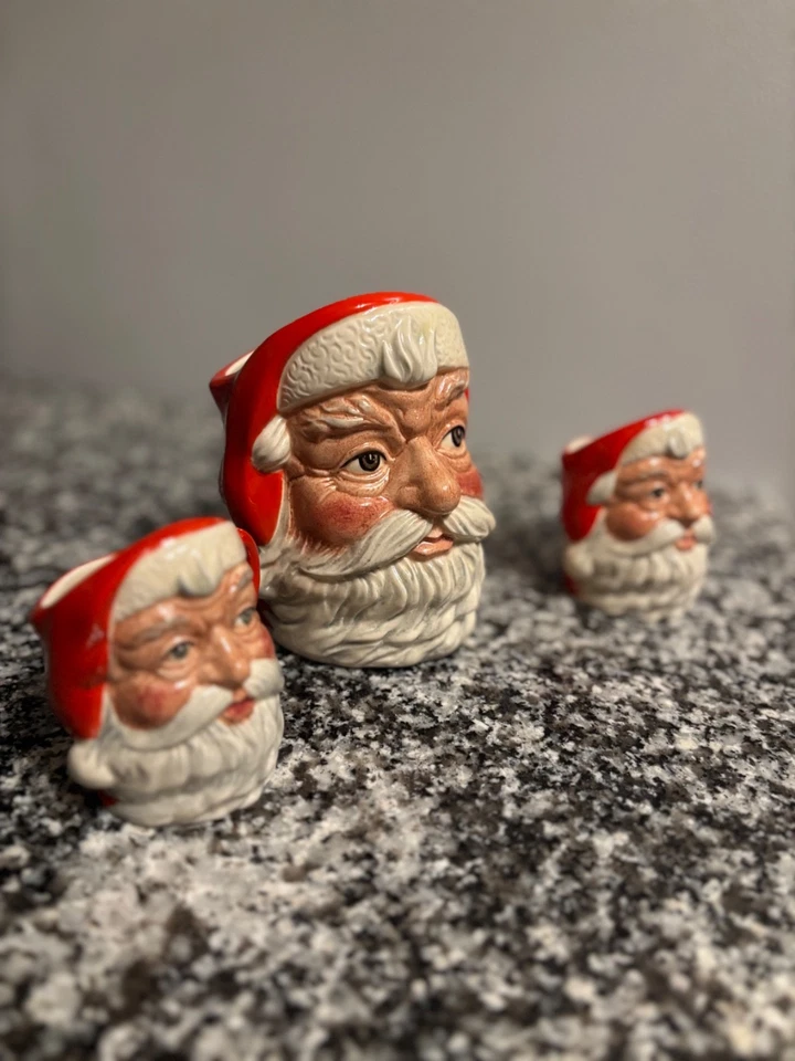 Royal Doulton Papá Noel Juego de 3 Tazas Vintage Tazas Regalo Navidad Foto 2 de 4