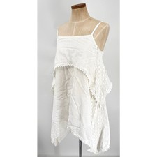 Walter Baker Fairy White Lace Layer Dress Sleeveless Size Small Whimsygoth