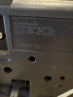 Vintage Panasonic RX-CW42 Portable Stereo AM FM Cassette Tape