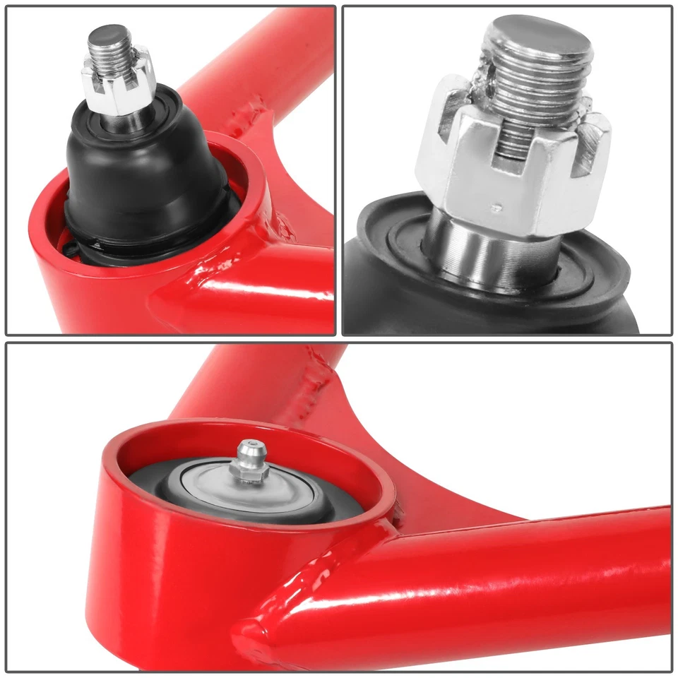 Brazos de control superiores delanteros rojos para Cadillac Escalade Chevy Silverado 2007-2015 Foto 3 de 4