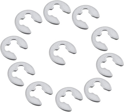 100-Pack 1/8'' E-Clips 2.5mm Fastener Sliver for HSP Redcat Team Associated Axial