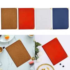 Restaurant Menu Covers Holder Menu Book Refillable Commercial A4 Size 4 Pages