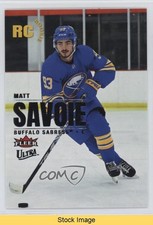 2023-24 Upper Deck Fleer Ultra Rookies Silver Foil Matthew Savoie Matt READ 0is9