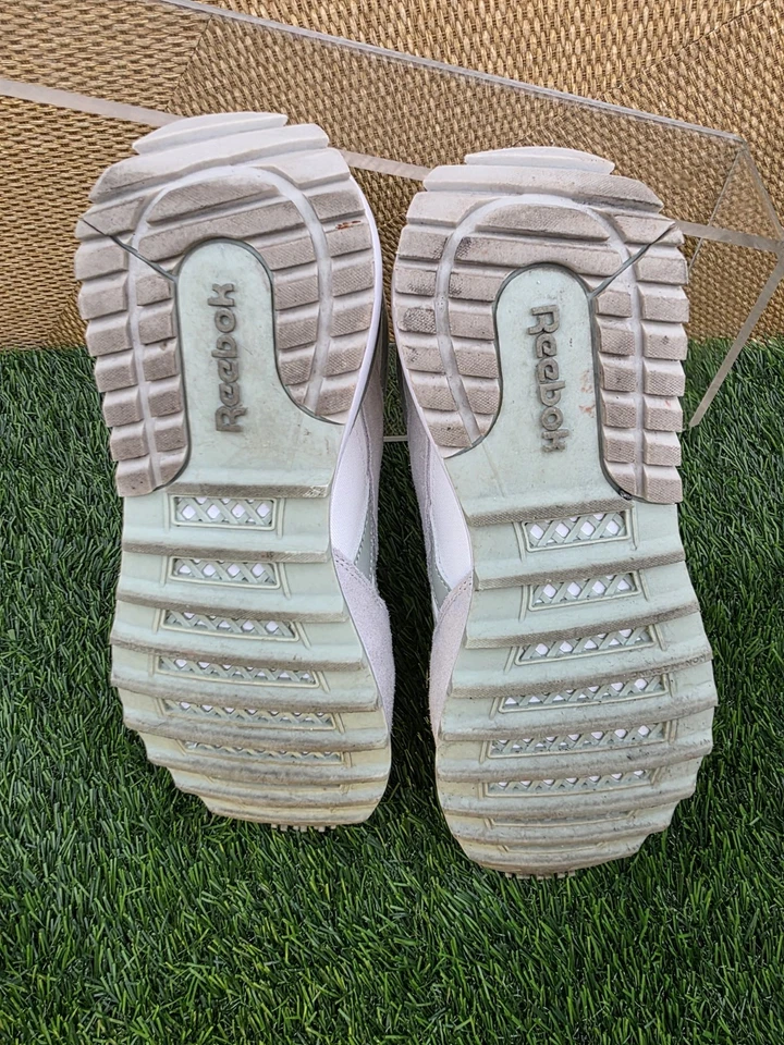 Reebok Shoes Womens 7.5 Forte Racer Athletic Running Sneakers White Mint Green - Image 3 of 4