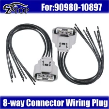 90980-10897 Fits Toyota Lexus Subaru 8-Way Connector Headlights Assembled