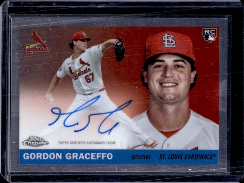 2025 Topps Chrome Platinum Gordon Graceffo Auto RC Rookie #CPA-GG Cardinals