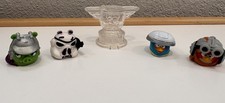 STAR WARS Telepods ANGRY BIRDS 4 Figures with Trophy Base/Stand/Magnify QR Code