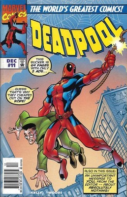 Deadpool (1997) #  11 Newsstand (4.0-VG) Amazing Fantasy # 15 Homage cover 1997