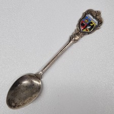 Andenkenl&ouml;ffel Silber 800 REU Wappen Wenningstedt Sylt Souvenir Sammell&ouml;ffel