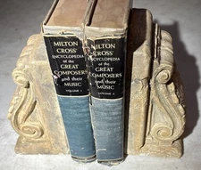 Milton Cross Encyclopedia Of Great Composers and Their Musics W Dust Jackets!!