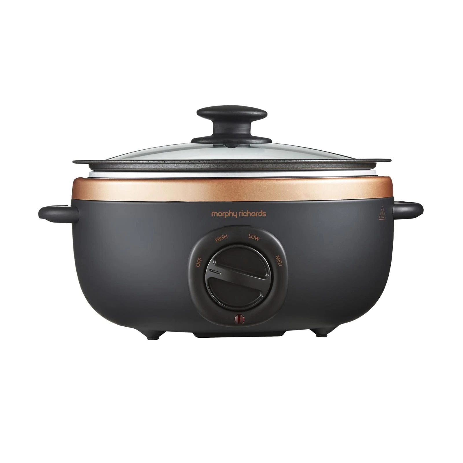 Morphy Richards 3.5L Sear and Stew Slow Cooker, 3 Heat 3.5 Litres, Black
