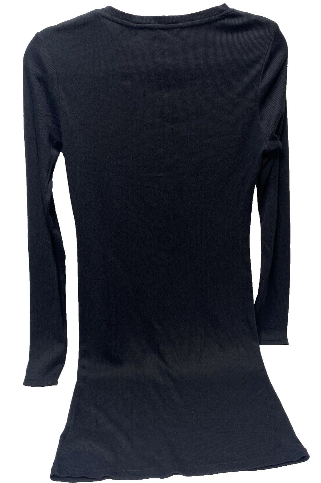 Calvin Klein Black Dress Women’s Small Long Sleeve Henley Summer Casual New thumbnail 8